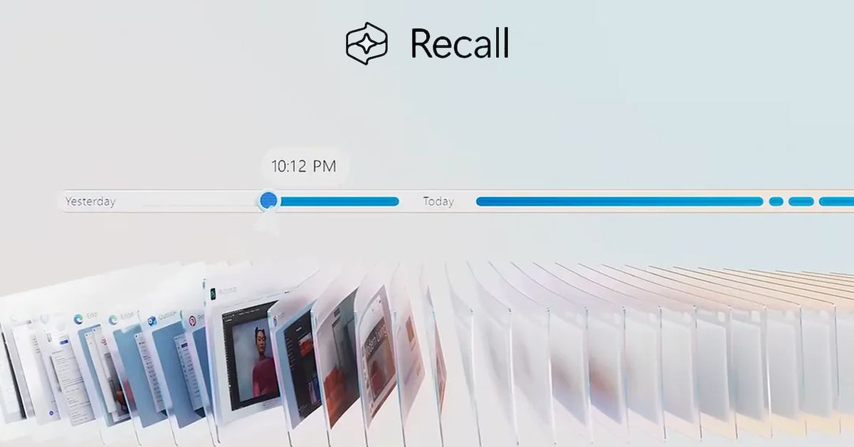 Microsoft의 Recall AI 기능은 10월까지 Windows 테스터에게 제공되지 않습니다.