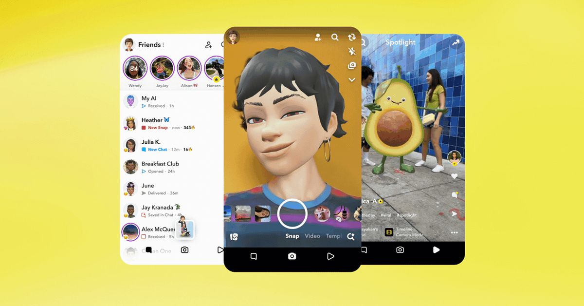 Snap은 TikTok 애플리케이션과 경쟁하기 위해 “Simple Snapchat” 애플리케이션의 재설계를 발표했습니다.